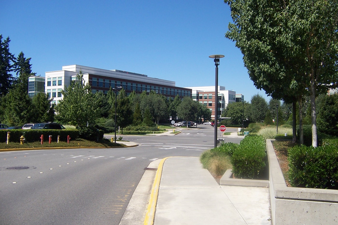 The Microsoft campus in Redmond, Wash.