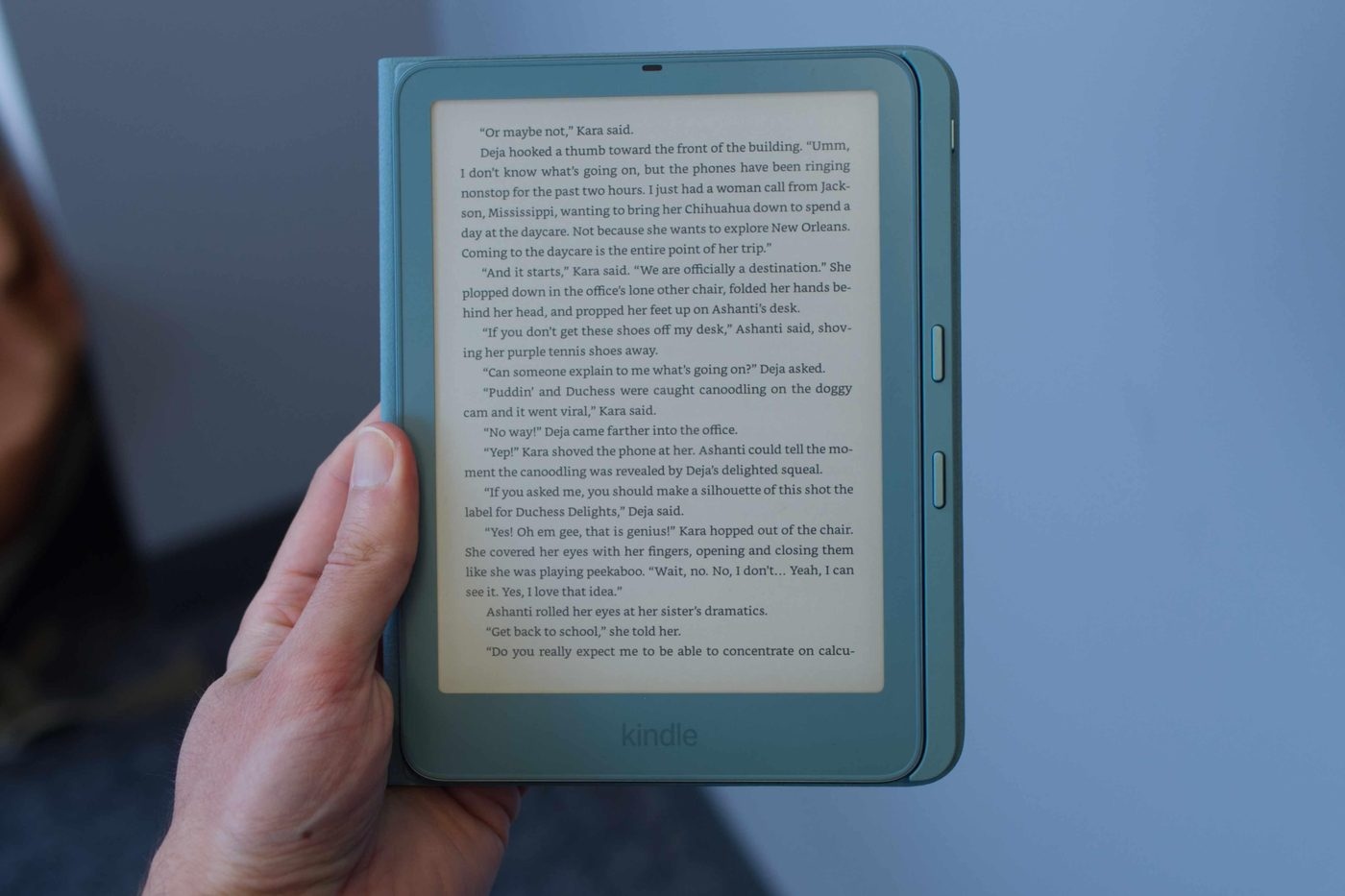Amazon Kindle hands-on detail