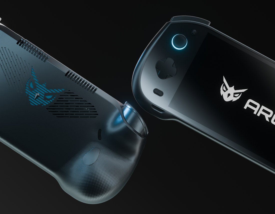 Angled view of the Arc X1 rear cooling vents and front controls