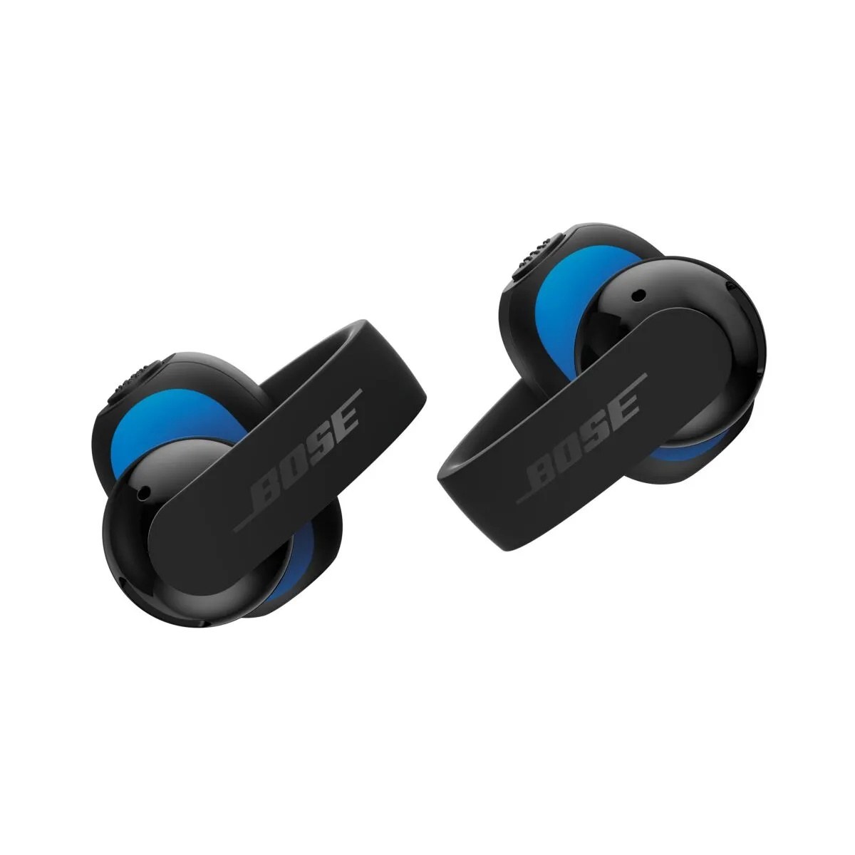 Bose Sport Open Earbuds in black and blue