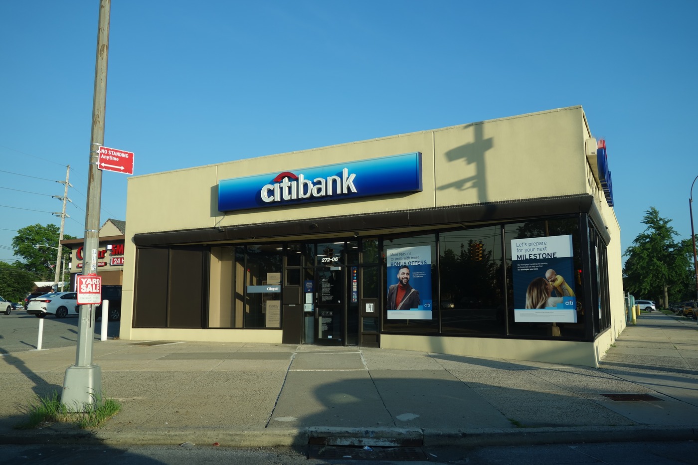 A Citibank branch on Lakeville Road, New York