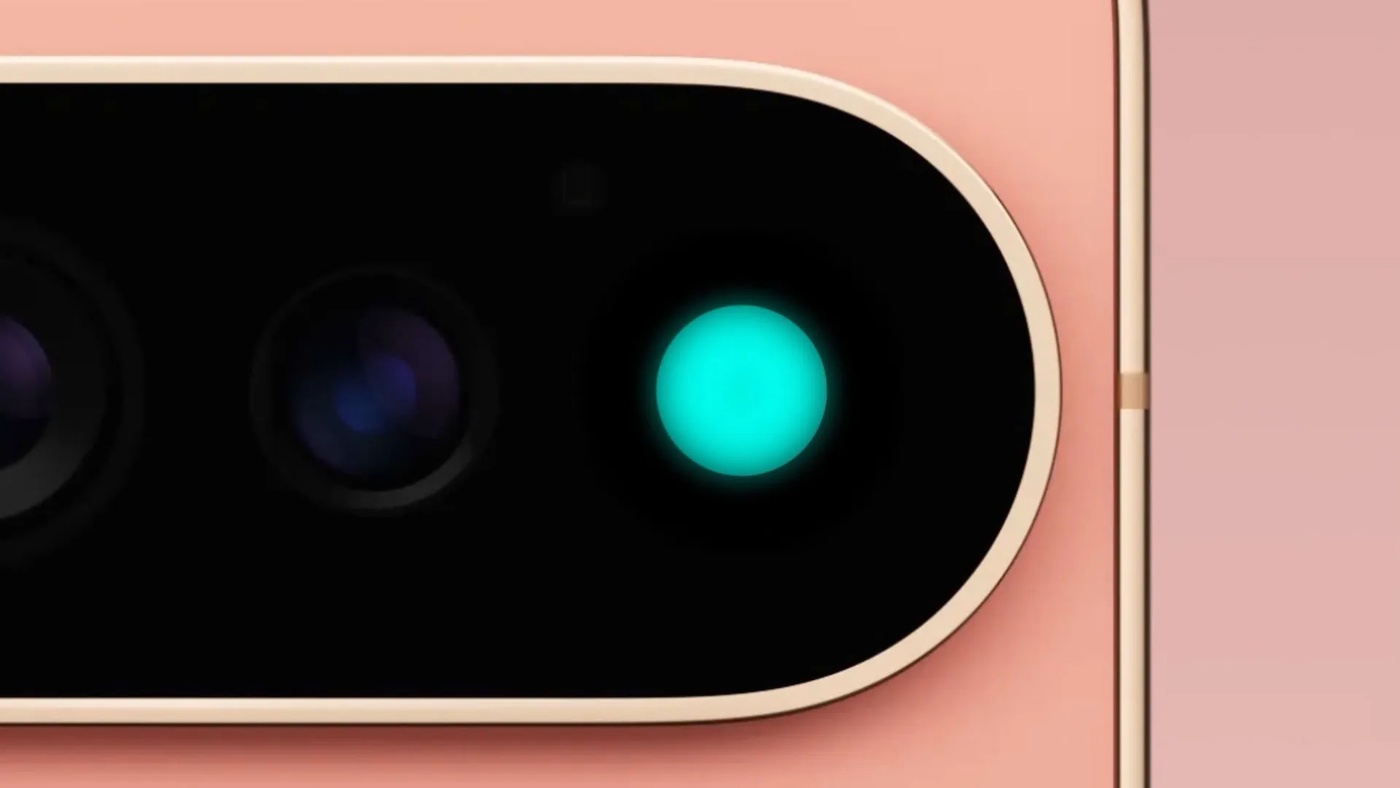 HiLight glows from the same circle as the camera flash on the Pixel 11 Pro
