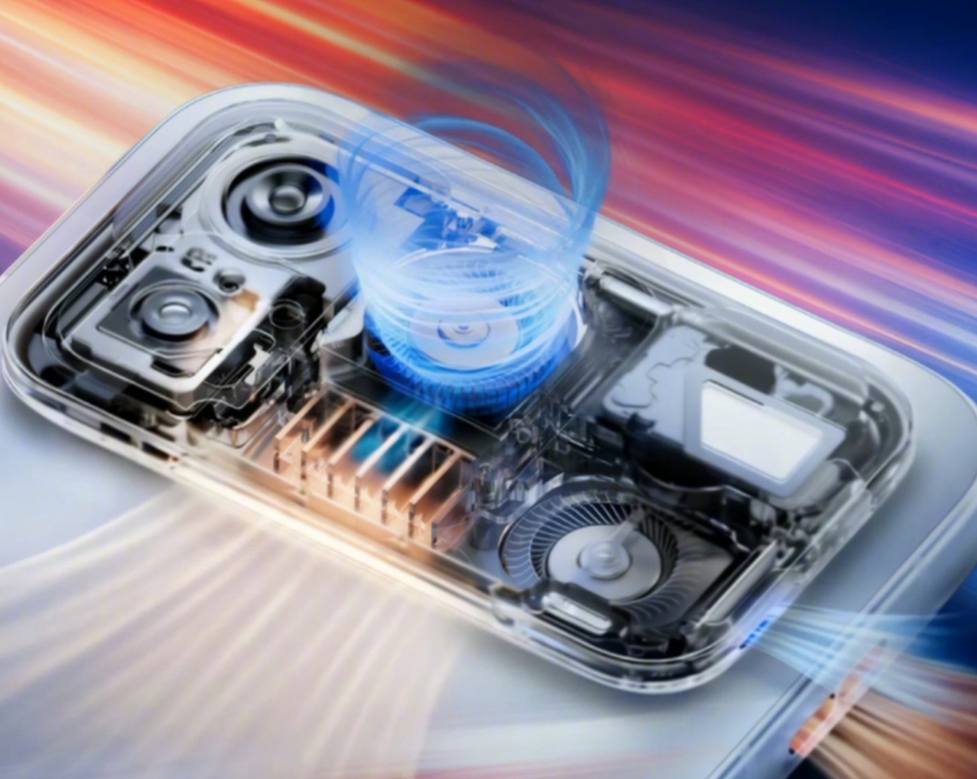 Honor’s cutaway of the Win 2’s dual-fan cooling system