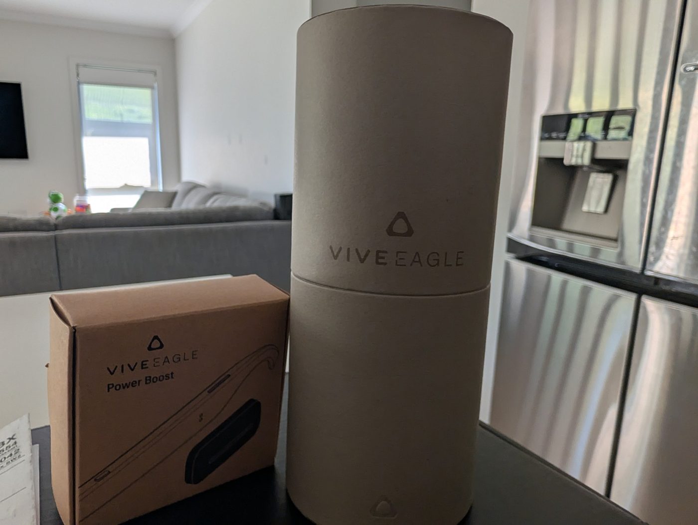 VIVE Eagle product tube and Power Boost box