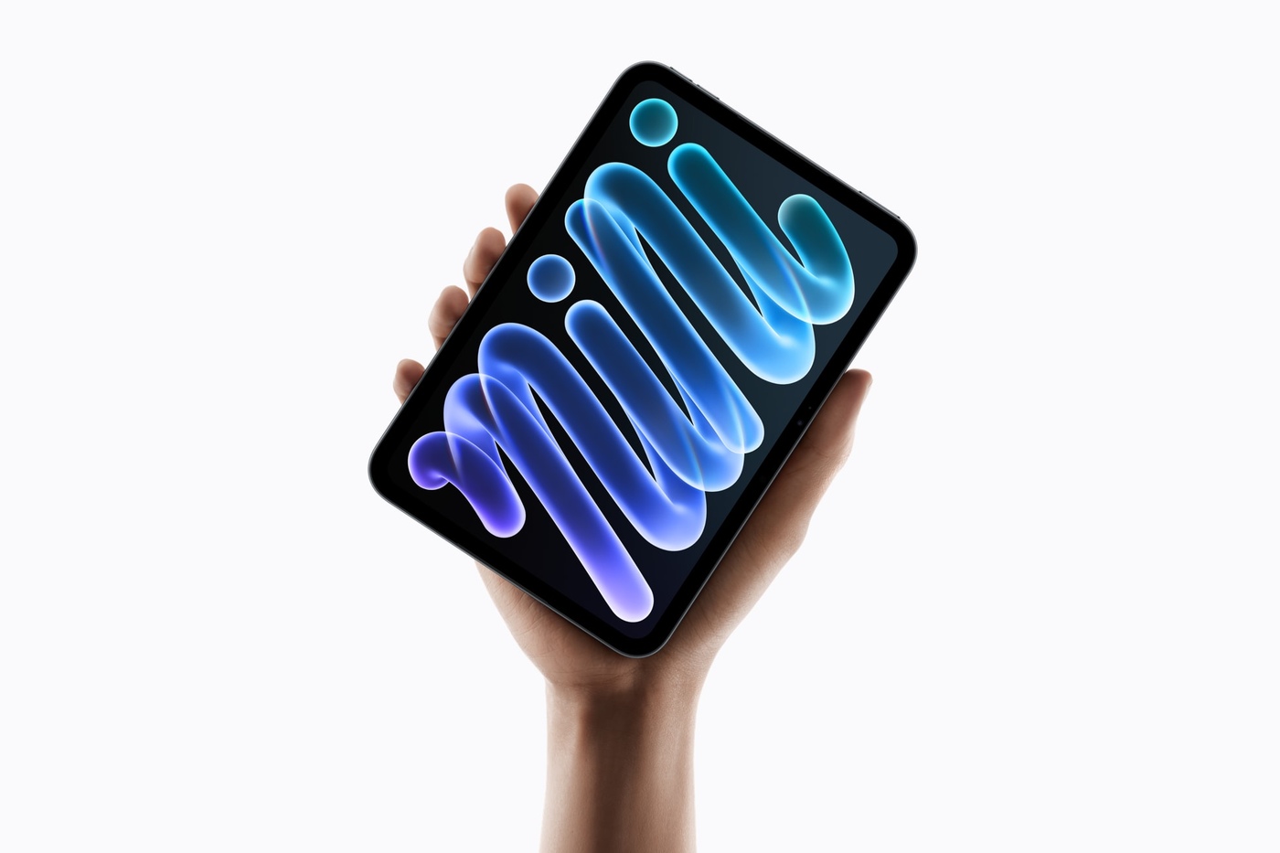 The new iPad mini, the first with an OLED display.