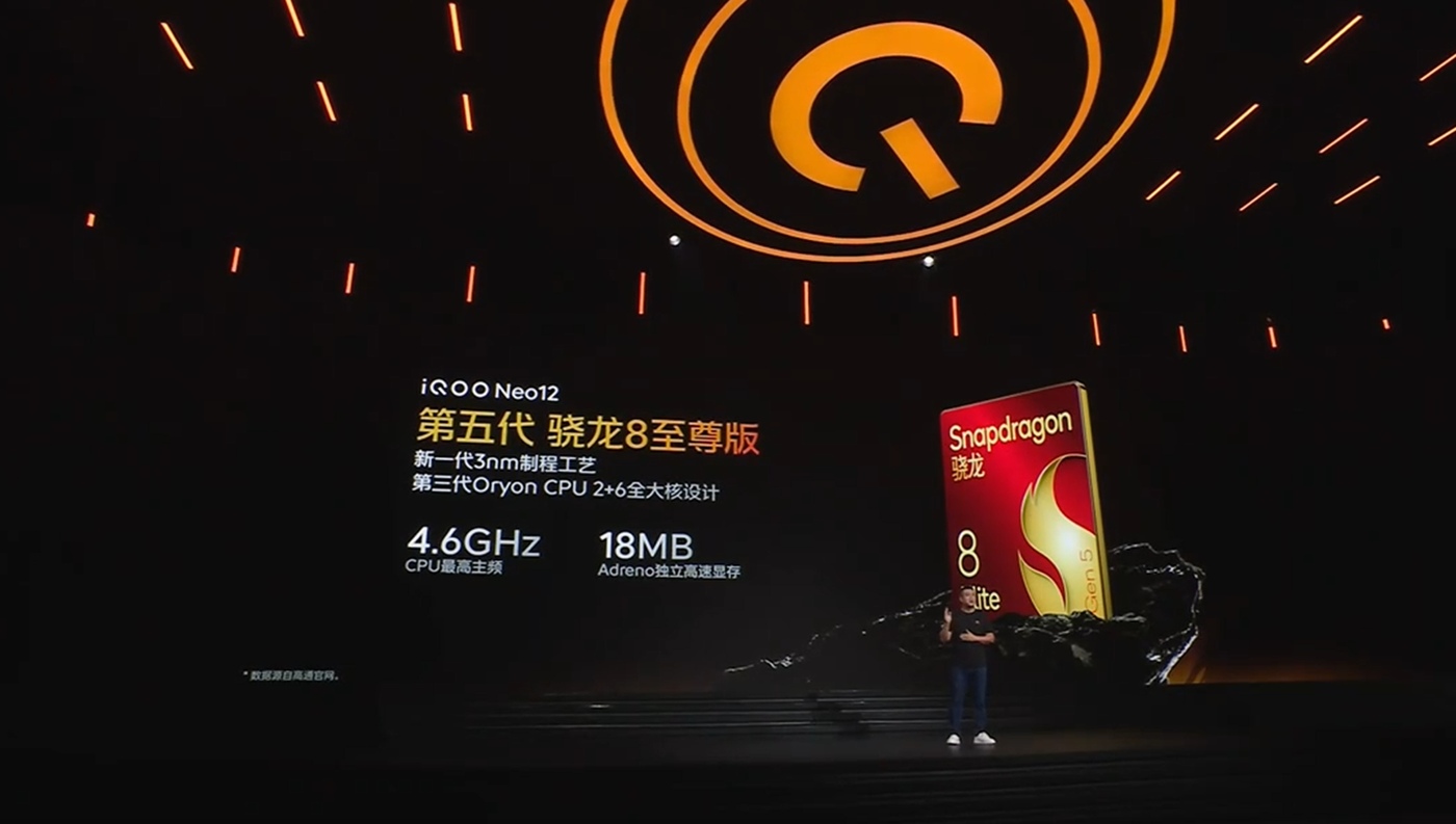 The Snapdragon 8 Elite Gen 5 slide from iQOO’s launch.
