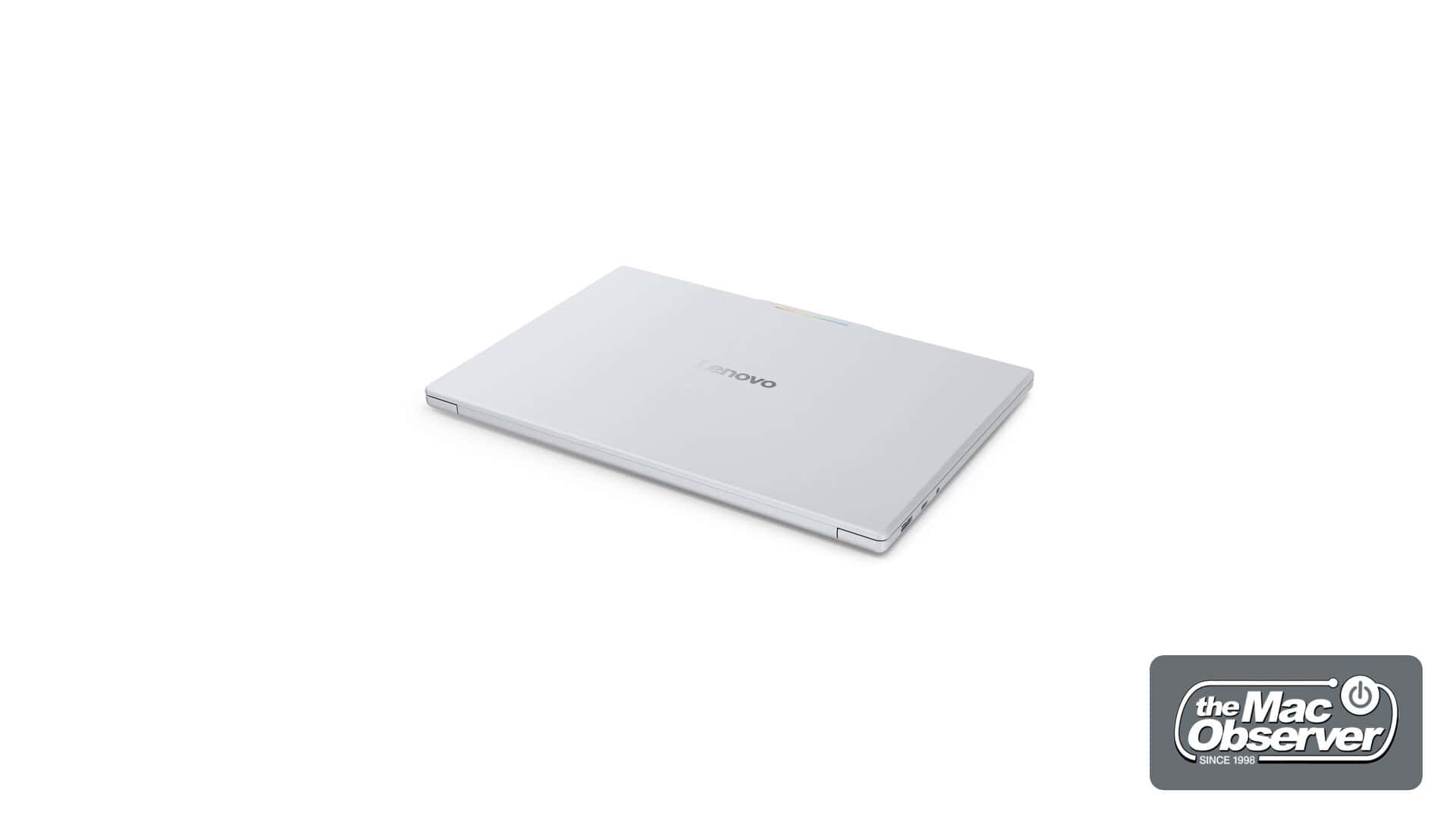 Closed Lenovo Googlebook 15 showing the lid Glowbar