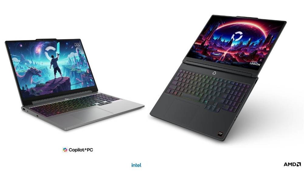 Press lineup of Lenovo LOQ and Legion Gen 11 gaming laptops