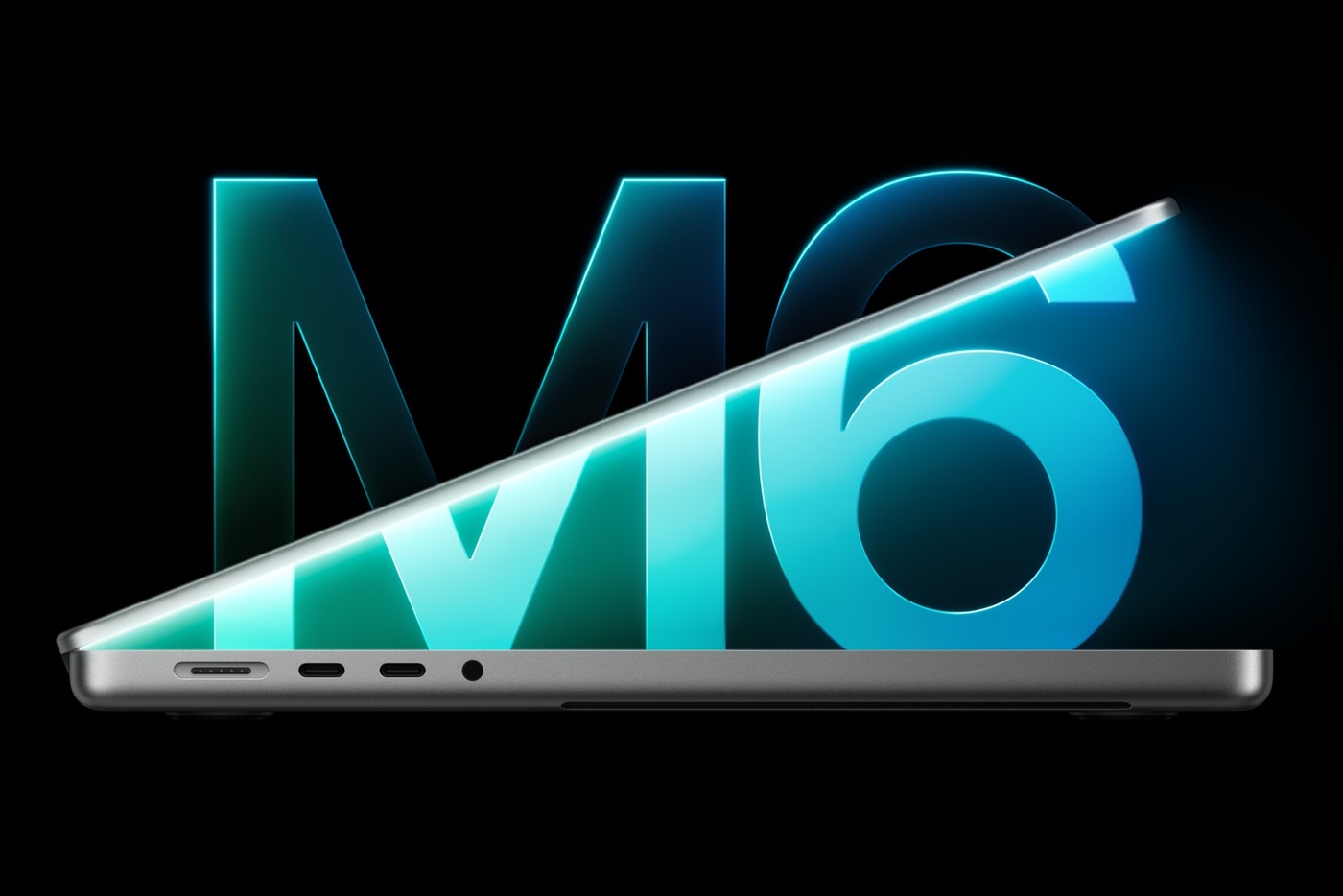 The 14-inch MacBook Pro with M6.
