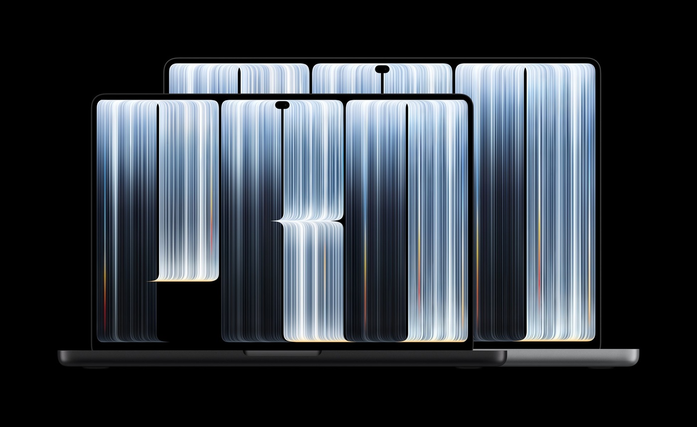The 14-inch and 16-inch MacBook Pro with PROLED XDR Display.