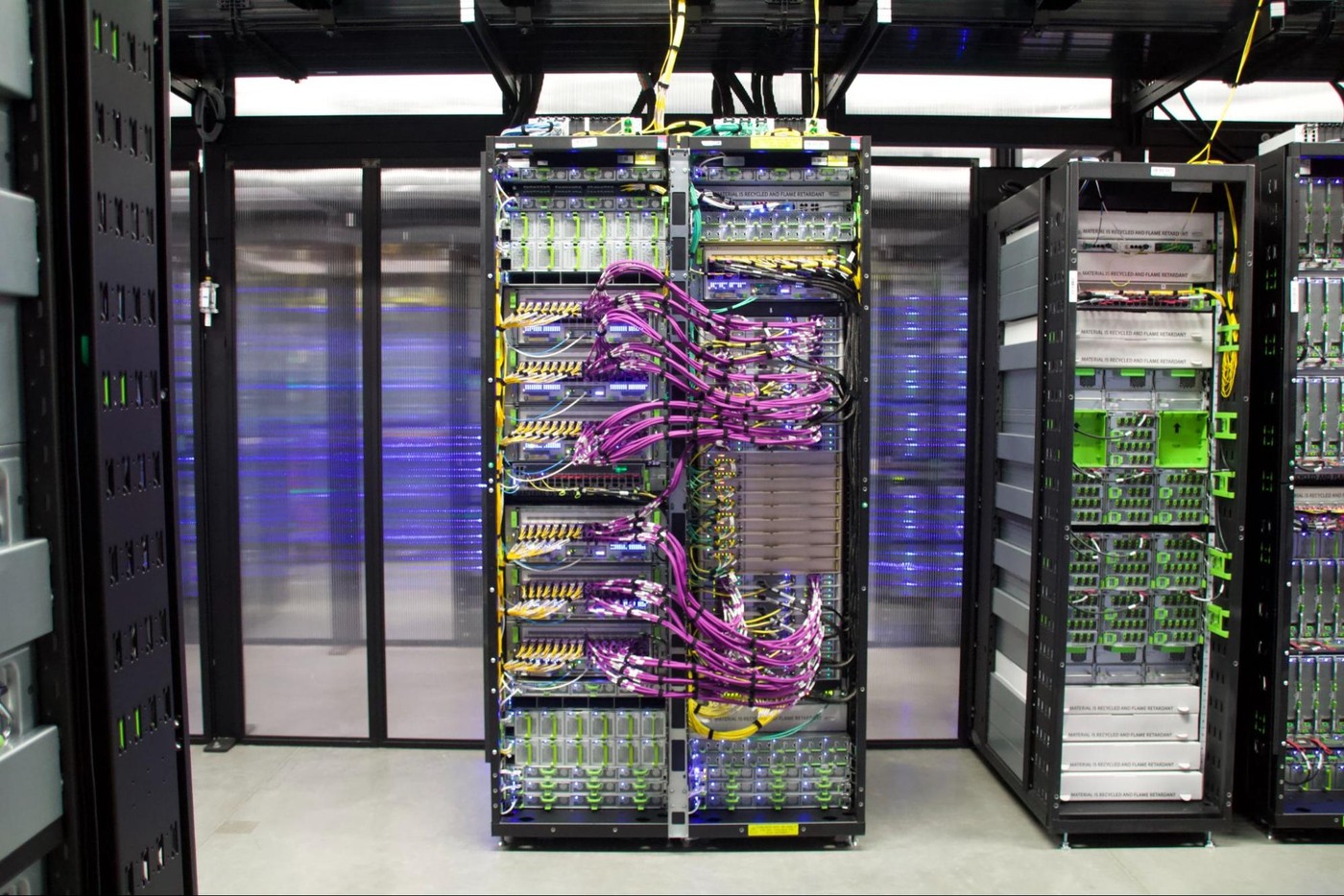 A Vera Rubin rack at Prometheus, part of Meta’s next wave of compute.