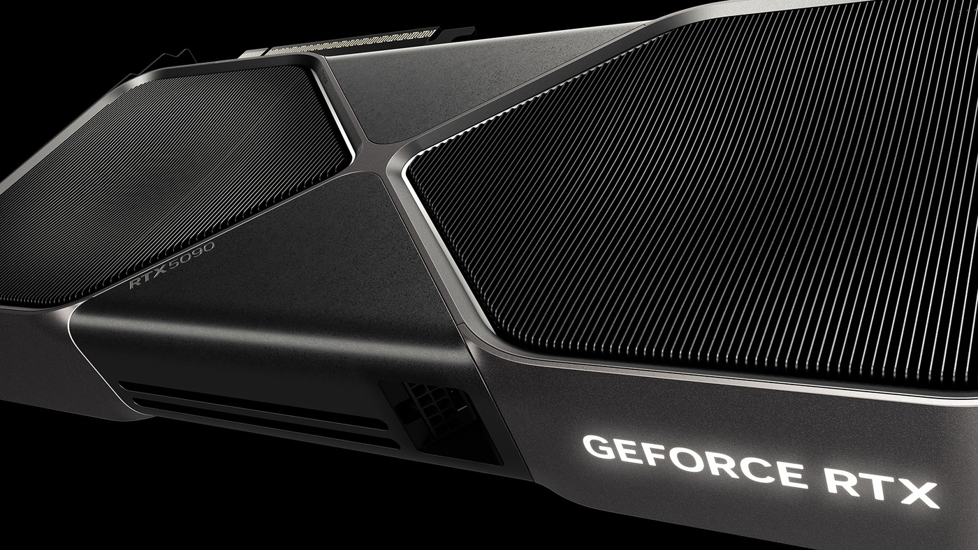 The GeForce RTX 5090 Founders Edition cooler