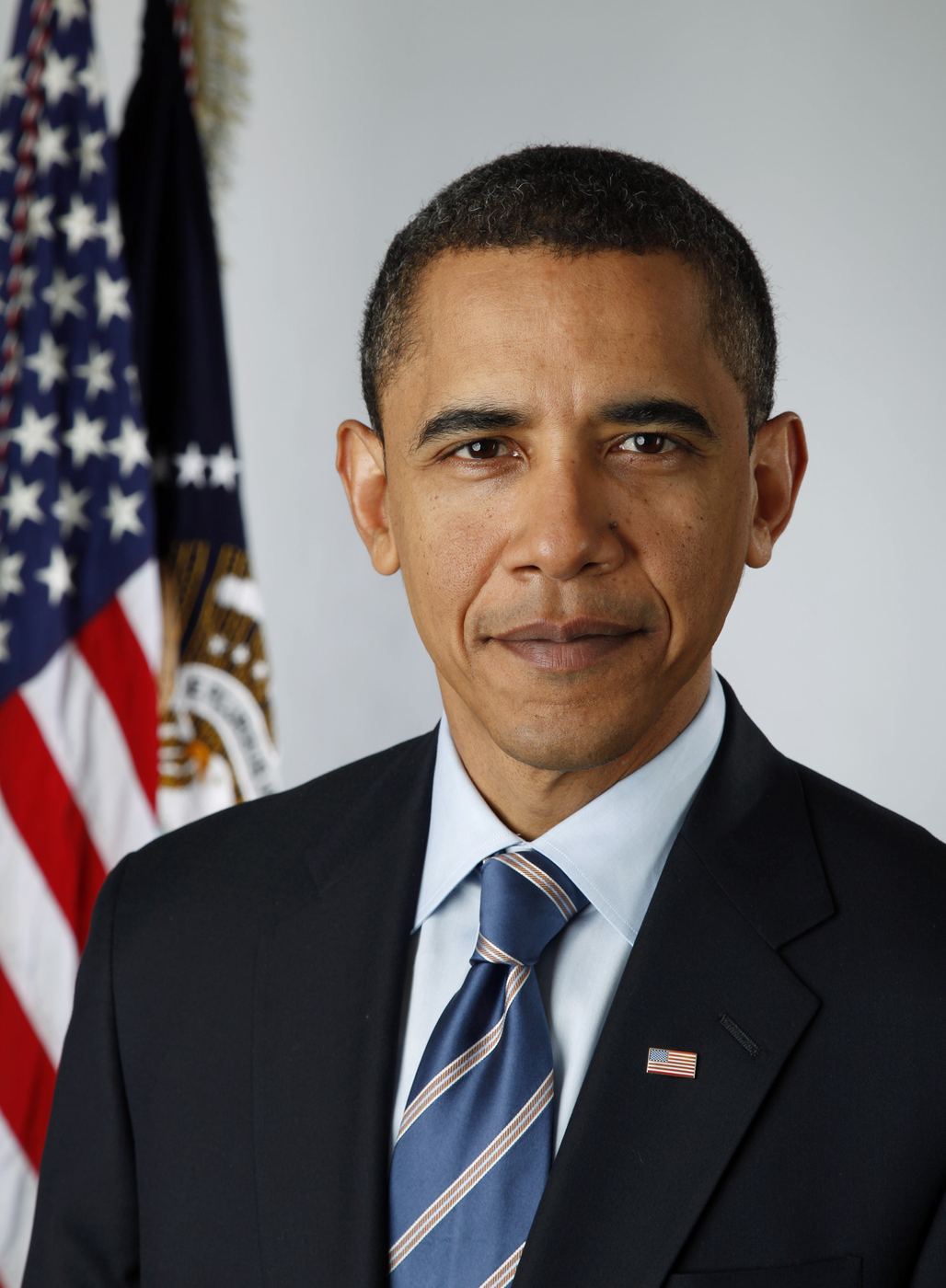 Official White House portrait of President Barack Obama