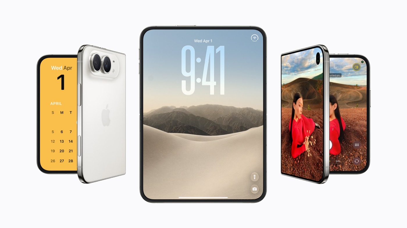 The iPhone Duo, Apple's first foldable iPhone.