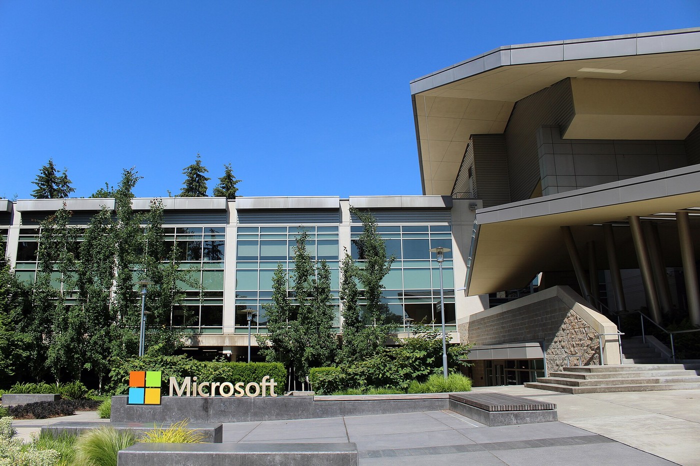 Building 92 on Microsoft's campus in Redmond, Washington.