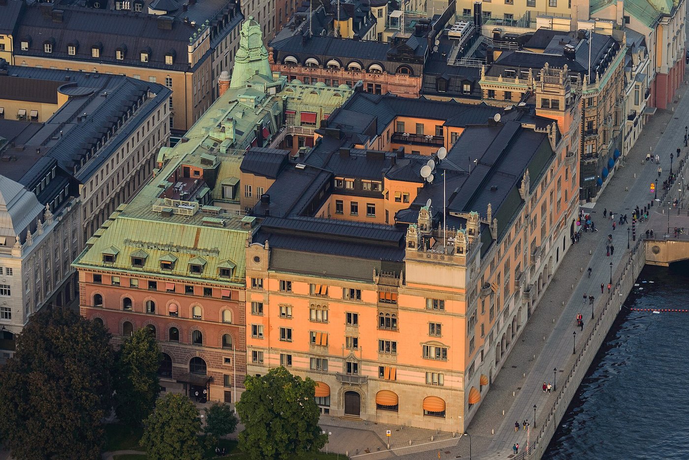 Rosenbad in Stockholm, home of the Swedish prime minister's office.