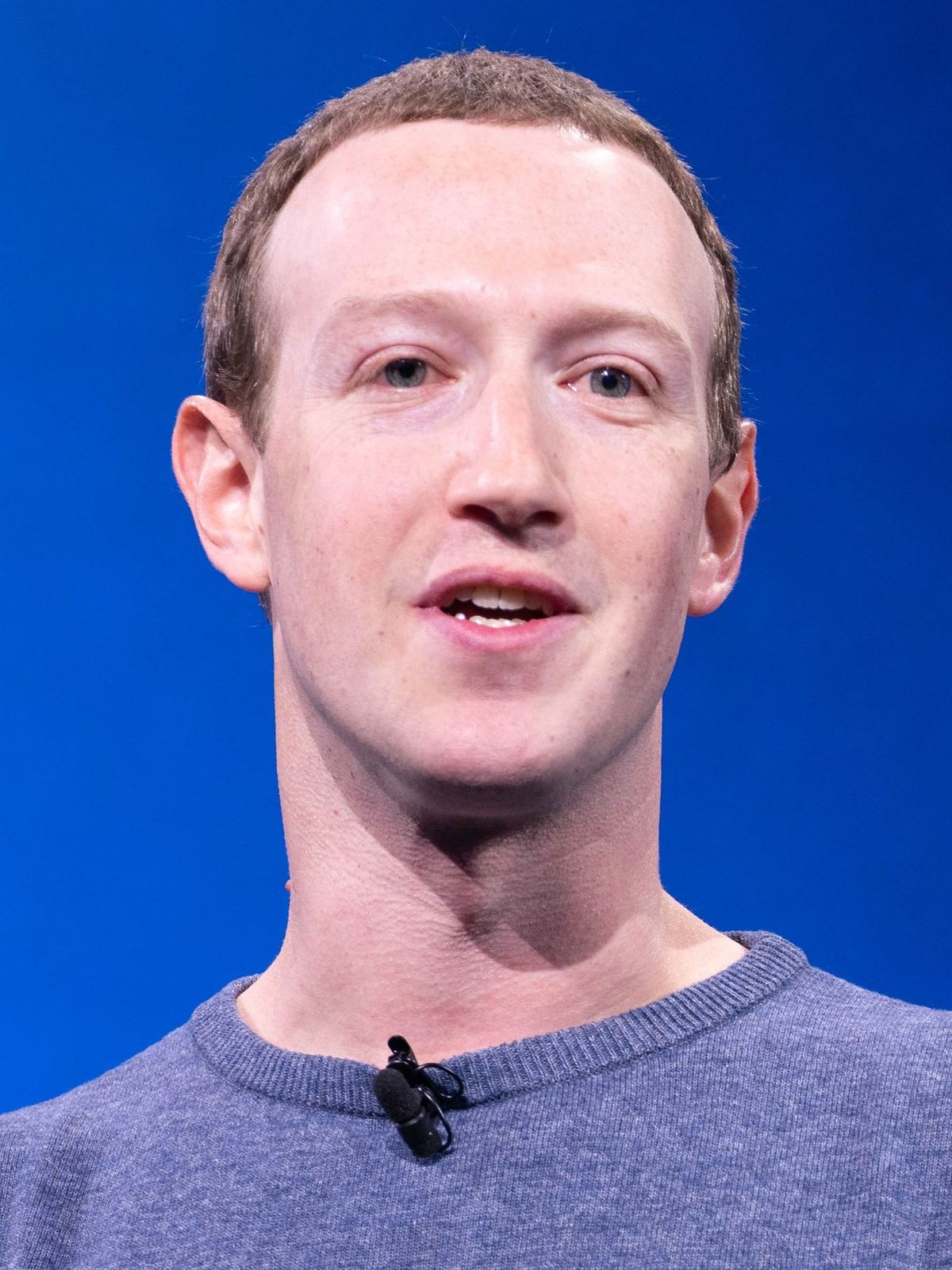 Meta chief executive Mark Zuckerberg speaking at a Facebook F8 keynote