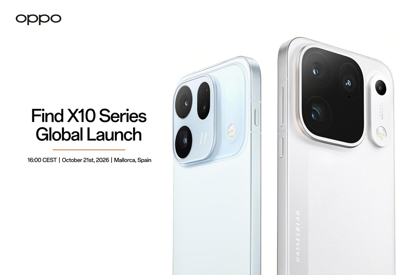 Oppo's key visual for the Find X10 series global launch