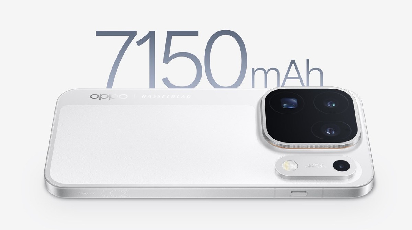 Oppo’s European spec slide lists a 7,150mAh battery