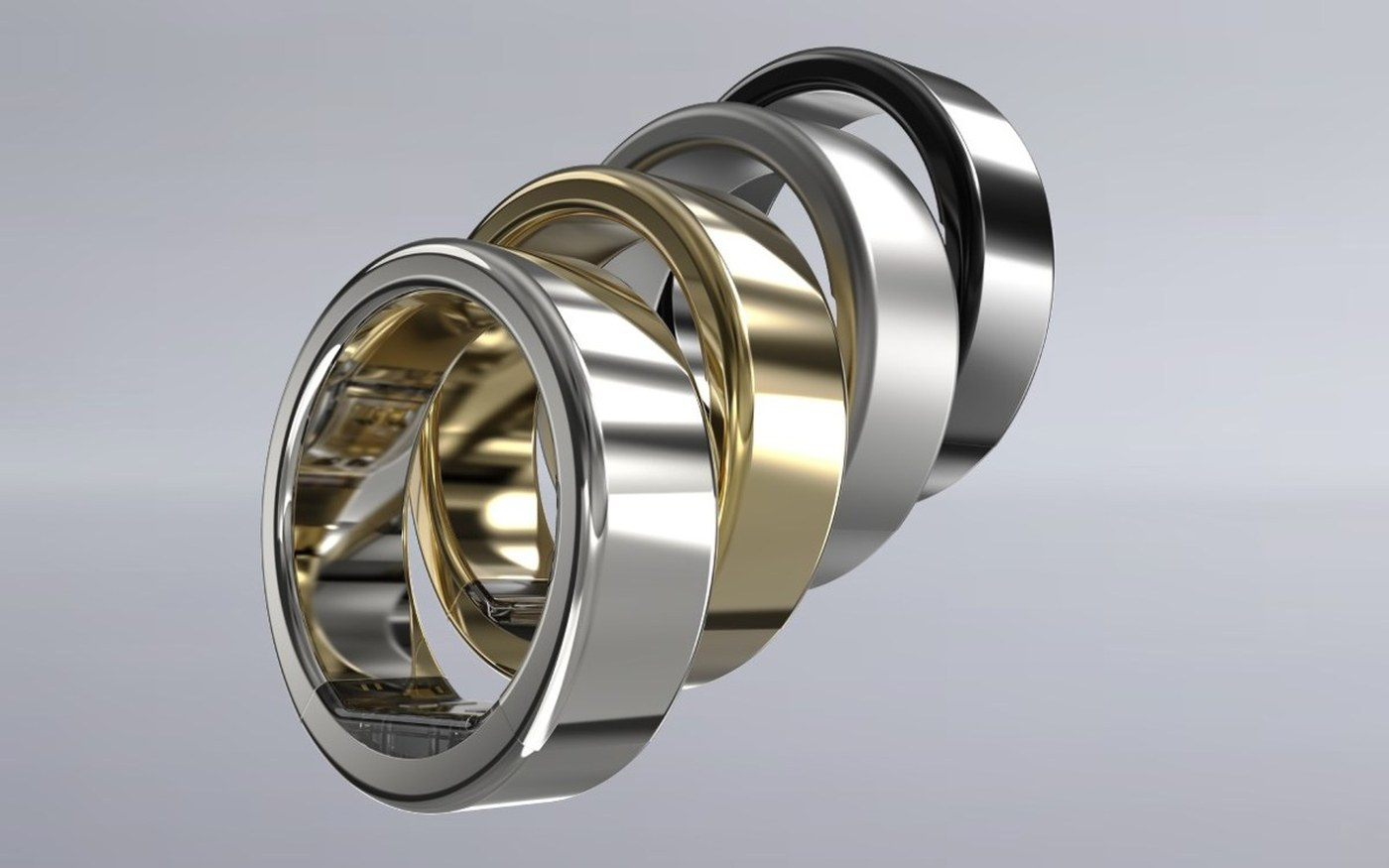 The Ring Pro in its finishes. Ultrahuman redesigned it after a U.S. import ban on the Ring Air.