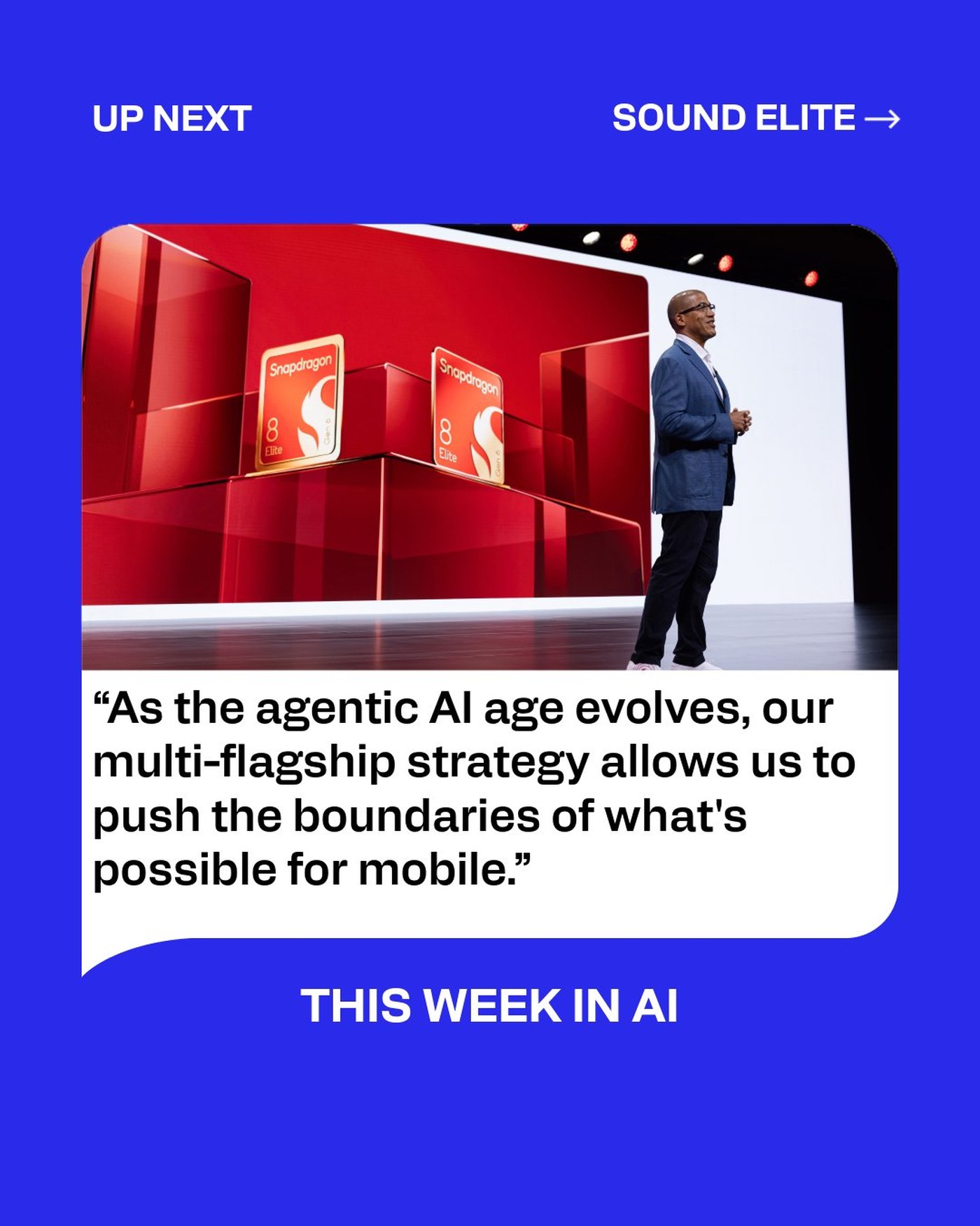 Snapdragon Summit still shared by Qualcomm after the event