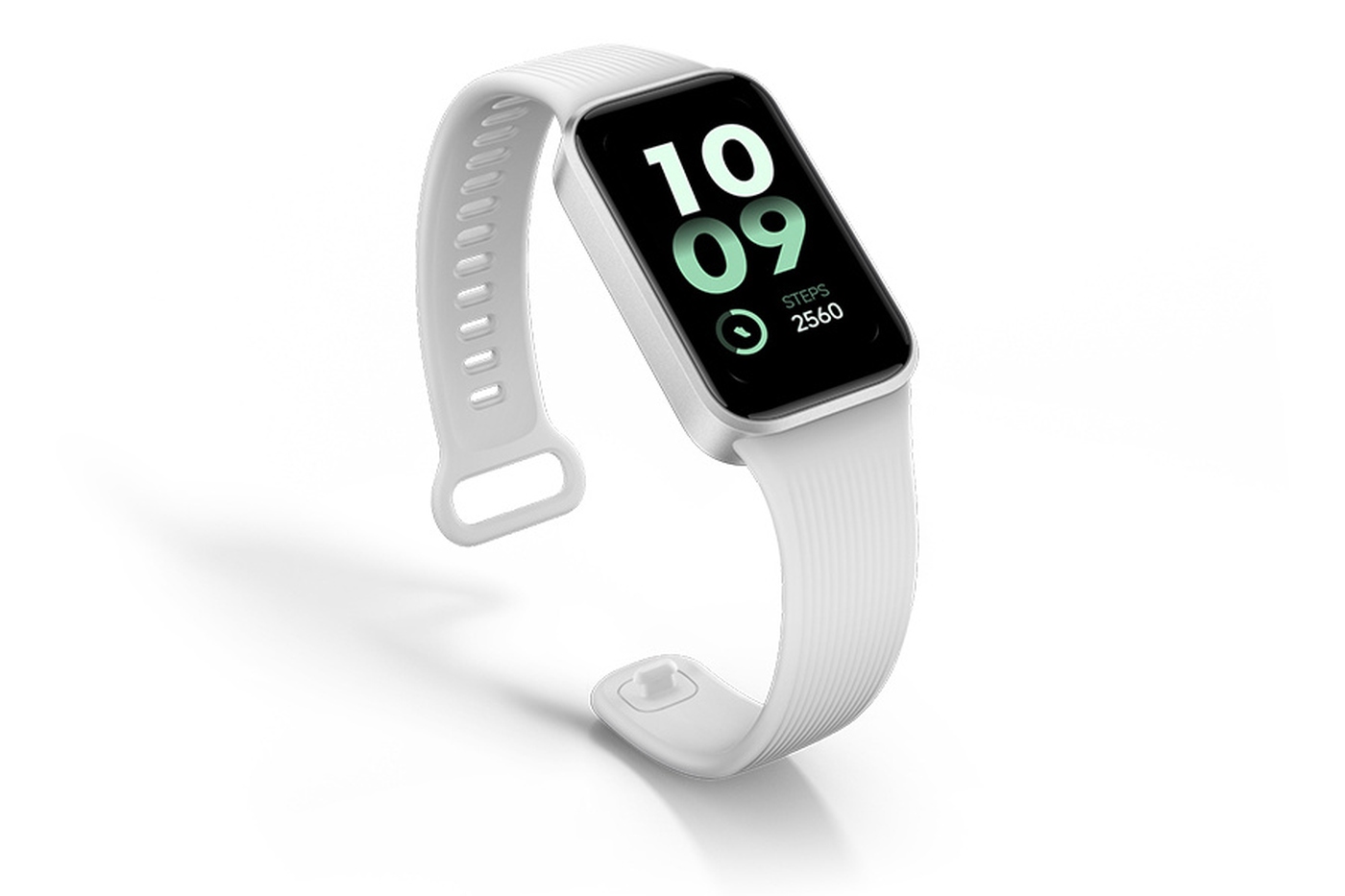 The Band 4’s unibody design and textured strap