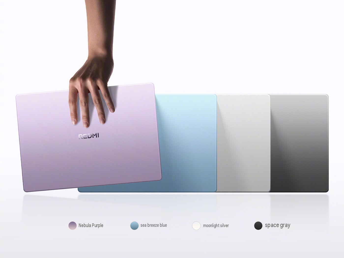 The 14-inch Redmi Book 2027 colors.