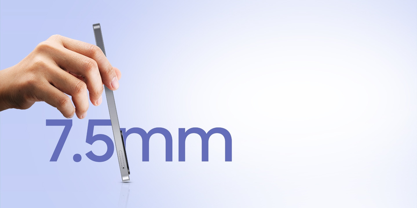 Samsung puts the Galaxy F70 5G at 7.5mm thick