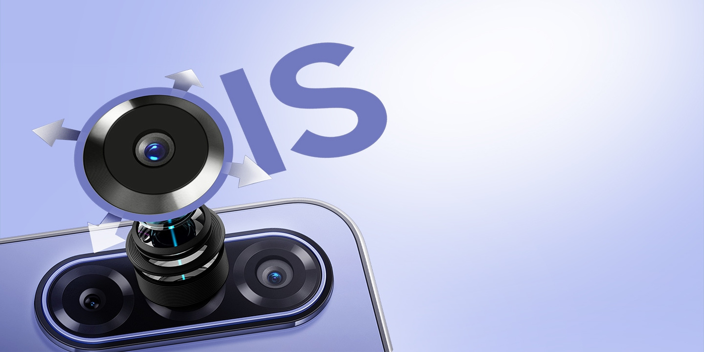 The 50MP main camera uses optical image stabilization