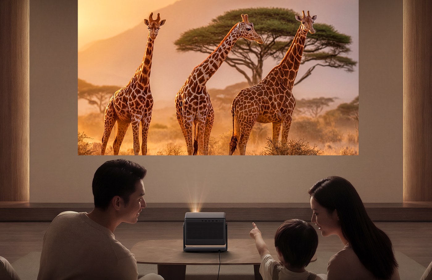 The RS30 Pro High Brightness Edition is built for big-screen home viewing.