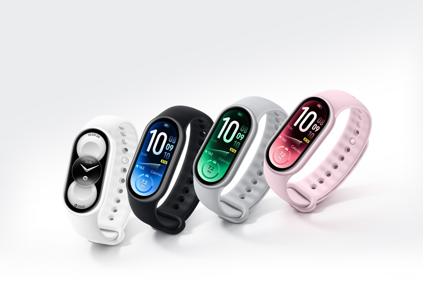 The Xiaomi Smart Band 11 family.